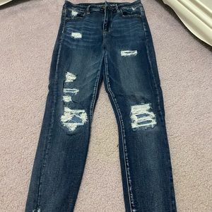 american eagle dark wash jeans